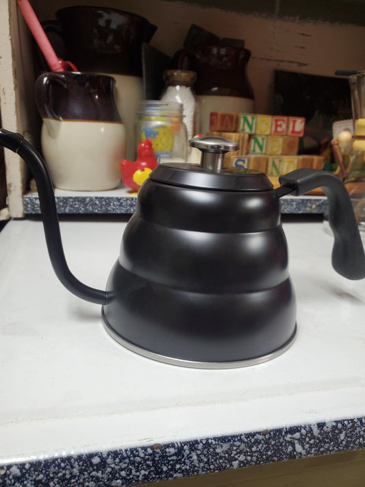 Gooseneck Coffee Kettle with Temperature Gauge